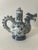 Vintage Chinese Blue & White Porcelain Dragon Tea Pot For Sale - Image 11 of 11