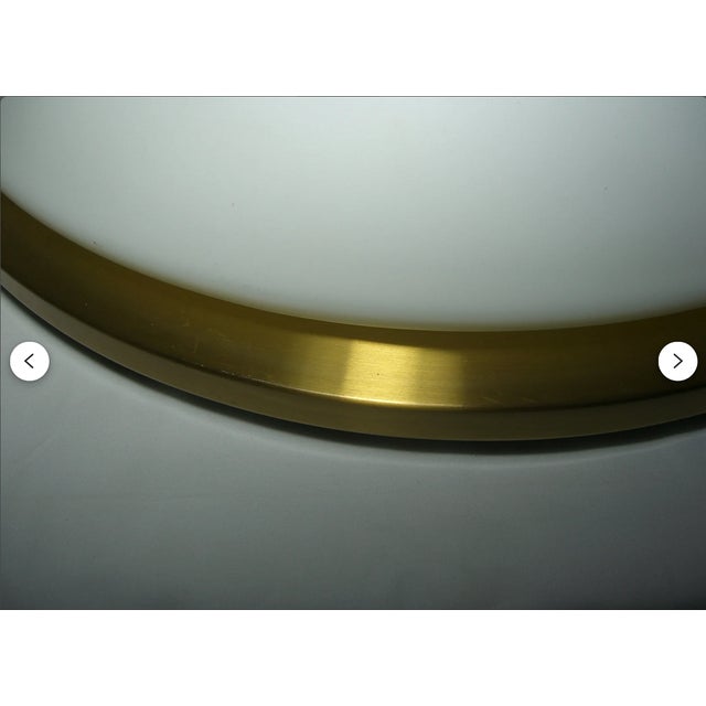 Vintage Opaline Glass Ceiling Light from Peill & Putzler, 1980s For Sale - Image 4 of 8