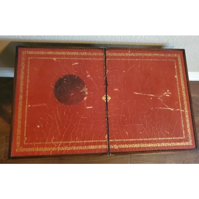 19th Century 19th Century English George III Mahogany Metamorphic Library Step Ladder Table For Sale - Image 5 of 13