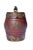 Brass Late 19th Century Chinese Mahogany Barrel Box With Brass Mounts For Sale - Image 8 of 11