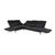 Plura Leather Corner Sofa in Black from Rolf Benz For Sale - Image 5 of 18