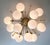 21st Century Mezzo Satin Brass Matte White Murano Flush Mount by Fabio LTD For Sale - Image 10 of 10