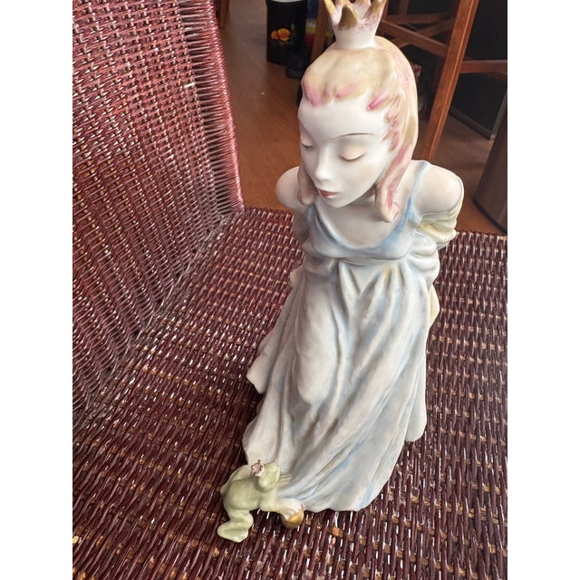 Rosenthal 1950s Rosenthal Figurine of the Princess and the Frogq For Sale - Image 4 of 5