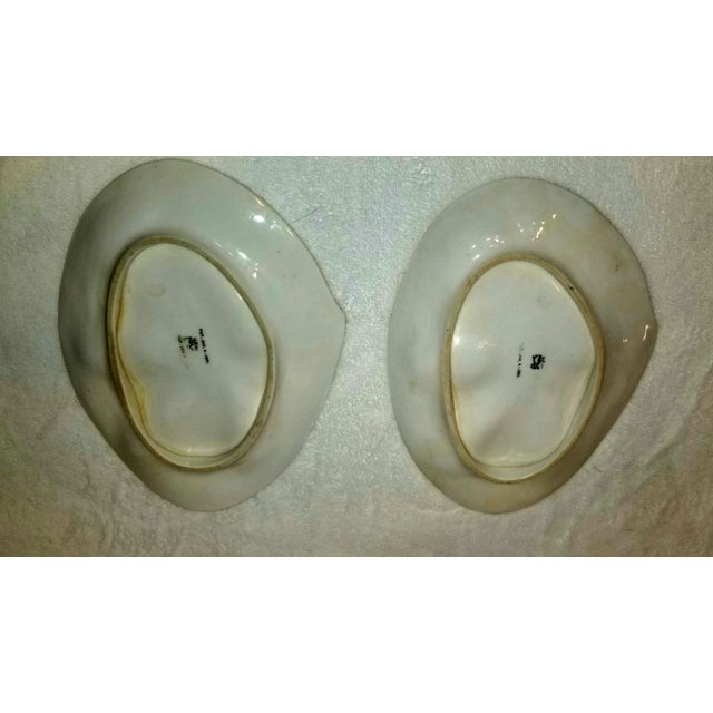 Late 19th Century Late 19th Century Antique American Union Porcelain Works Oyster Plates - Set of 2 For Sale - Image 5 of 7