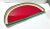 Vintage Folk Art Watermelon Lacquered Paper Mache Serving Tray For Sale - Image 4 of 6