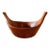 Vintage Dansk Denmark Ihq Staved Teak Viking Serving Bowl by Jens Quistgaard, Circa 1950s For Sale