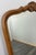 Rustic Vintage French Oak Wall Mirror with Ornate Shell Crest For Sale - Image 3 of 7