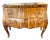 Vintage 20th Century Italian Olivewood Bombé Commode – Louis XV Style For Sale