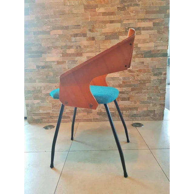 Set of Italian Bentwood Armchairs by Carlo Ratti for Legni Curvi, 1950s For Sale - Image 11 of 18