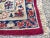 Red Middle Eastern Rug with Floral Designs, 1980 For Sale - Image 8 of 9