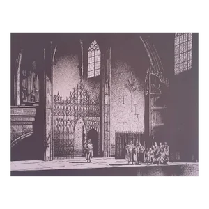 1982 Joe Pecsenke Meistersinger Opera Modern Lithograph