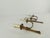 Couple polished brass wall light Re-electrified according to today's security standard. Version; E14 European Plug (up to...