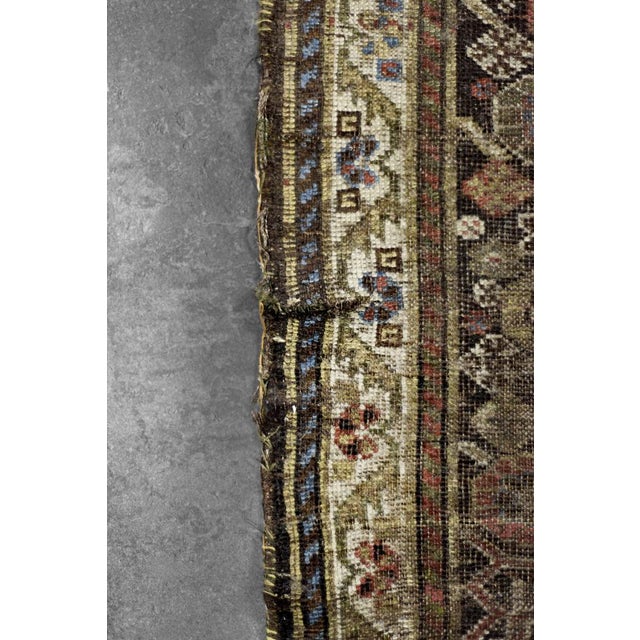 Hand-Woven Oriental Nomadic Qashqai Rug, 1920s For Sale - Image 16 of 18