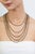 73 Ct Pyrite Beaded Double Strand Necklace With Silver Clasp 2.8mm Beads 18” Long For Sale - Image 12 of 18