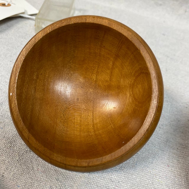 Handmade Turned Myrtlelwood Lidded Trinket Bowl For Sale - Image 10 of 10