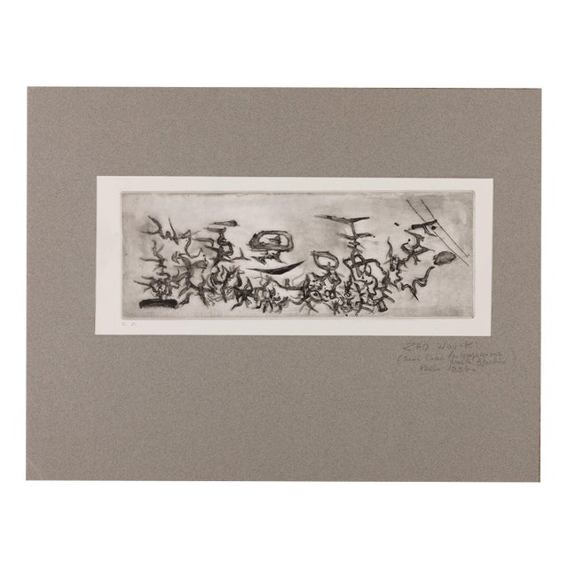 Wou-Ki Zao, The Companions in the Garden, Etching For Sale