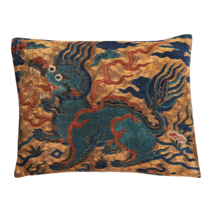 Dragon Velvet Pillow 12"x16"