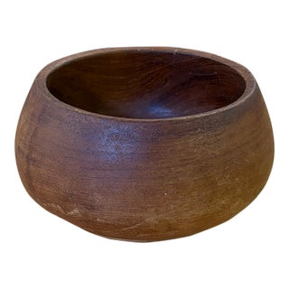 Mid 20th Century Mid Century Modern Wood Bowl For Sale
