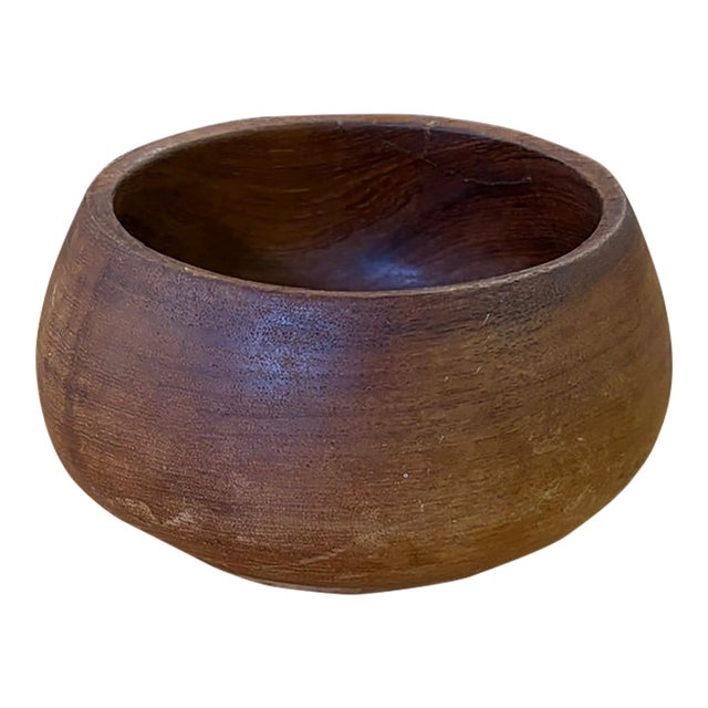 Mid 20th Century Mid Century Modern Wood Bowl For Sale