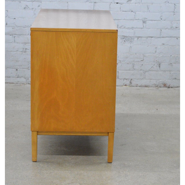 Paul McCobb Paul McCobb Perimeter Group Attribute Maple Rosewood Aluminum Dresser For Sale - Image 4 of 16