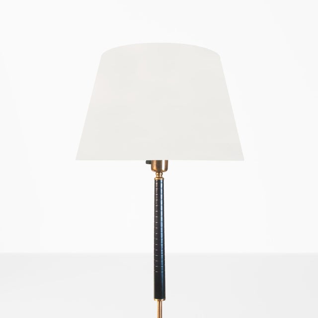 Floor Lamp by Einar Bäckström, 1950s, in Very Good conditions. Designed 1950 to 1959 UK Plug (up to 250V).The wiring of...