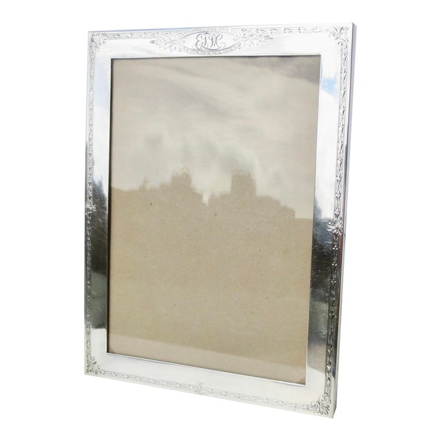 Gorham Sterling Silver Photo Frame Circa 1919 For Sale