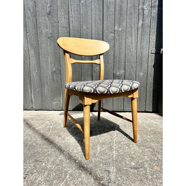 1960s Vintage Danish Modern Walnut Side Chair For Sale In Charlotte - Image 6 of 6
