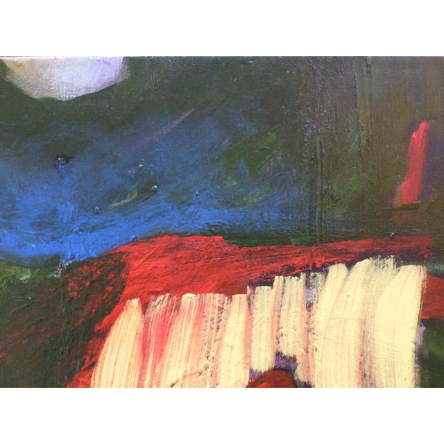 "Last Light" Abstract Oil and Acrylic Landscape Painting by Scott Spencer For Sale - Image 4 of 5