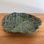 Pretty dark green cabbage leaf shallow ceramic bowl, styled after Bordallo Pinheiro. Please see condition details noted....