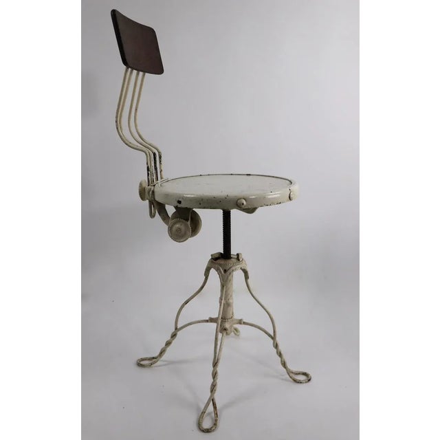 Industrial Adjustable Stool For Sale - Image 9 of 13