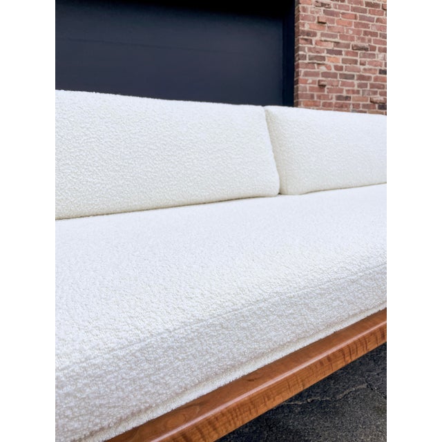 1950s Solid Walnut Case Sofa/Daybed by Mel Smilow 2 of 2 For Sale - Image 11 of 14