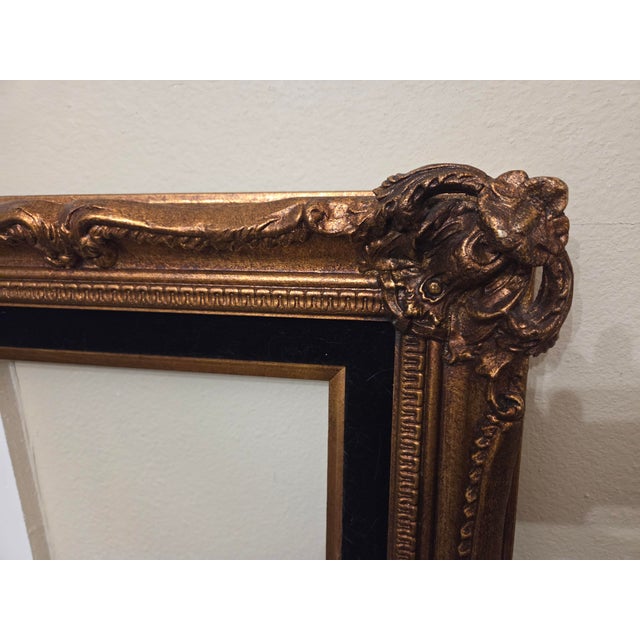 Extra large ornate antique Baroque French Rococo Gilt Frame with intricate scrollwork and gilded finish, this is a...
