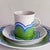Modern Berlin Coffee Cup, Saucer and Breakfast Plate by Hans-Theodor Baumann for Rosenthal Germany, 1970, Set of 3 For Sale - Image 3 of 8