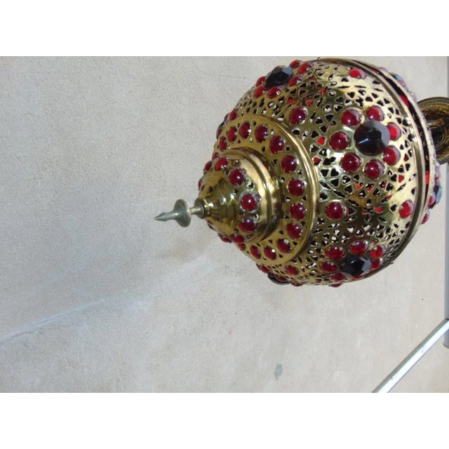 1970s Vintage Brass Lantern Lamp, 1970s For Sale - Image 5 of 10