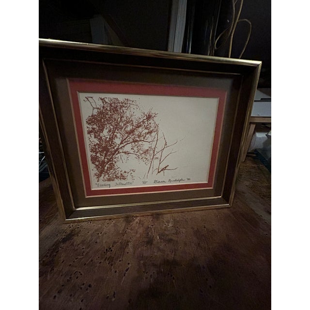Metal Vintage 1981 Blair Randolph Signed Limited Edition Landscape Prints - A Pair For Sale - Image 7 of 9