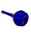Cobalt Blue Hand-Blown Glass Bud Vase For Sale - Image 4 of 7