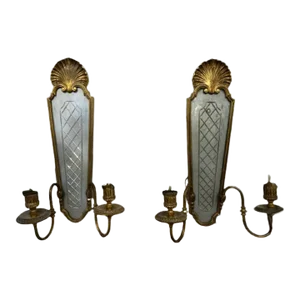1900's Caldwell Mirror Sconces - Pair