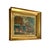 Abstract Late 20th Century Painting Interior Room Signed L Suhar Original Mixed Media Vintage Art For Sale - Image 3 of 6