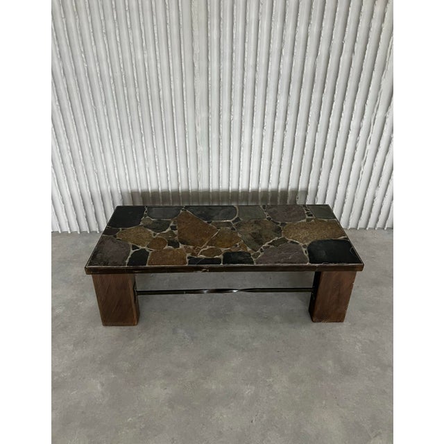 Slate Coffee Table, France, 1990s For Sale - Image 4 of 8