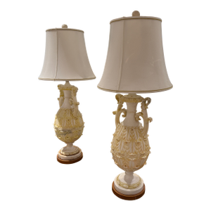 Marbro Alabaster Pair of Lamps