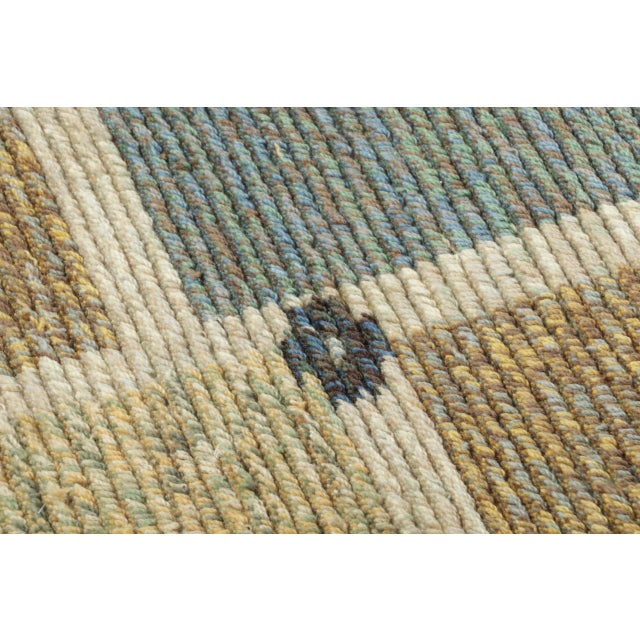 Mid-Century Modern Contemporary Scandinavian Style Gift-Sized Rug by Rug & Kilim, India For Sale - Image 3 of 3