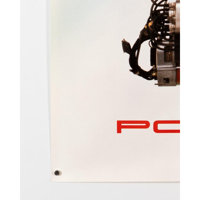 1980s Porsche PFM 3200 Around the World 1985 Original Porsche Poster by Strenger Grafik Design For Sale - Image 5 of 9