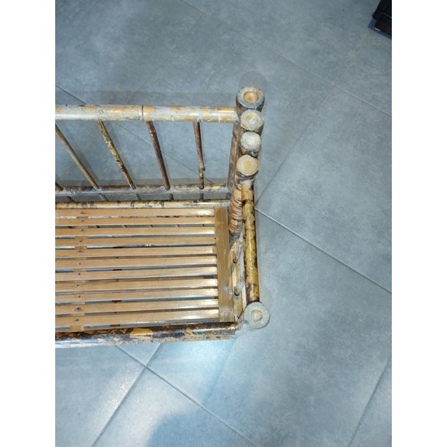 Folding Shelf in Bamboo and Wicker, 1800s For Sale - Image 16 of 18