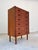 Teak Chest of Drawers with Lock, Denmark, 1960s For Sale - Image 11 of 11