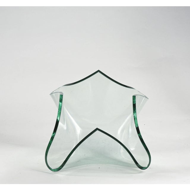 Glass Centerpiece, 1990s For Sale - Image 6 of 9