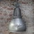 Vintage French Industrial Grey Metal Pendant Lamp from Mazda For Sale - Image 4 of 5