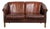 English Sheepskin 2-Seater Club Sofa For Sale