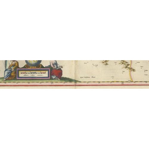 17th Century Antique Blaeu Map of Saintonge, Angoumois and La Rochelle, 1642 For Sale - Image 5 of 12