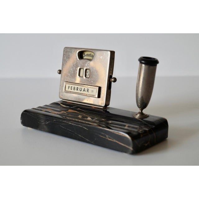 Art Deco Marble Desk Stationary Set by Jakob Maul, Germany, 1920s, Set of 10 For Sale - Image 6 of 16