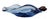 Modern 20th Century Modern Filip Ravert Blue Hand-Blown Art Glass and Bronze Overlay Centerpiece Bowl For Sale - Image 3 of 8